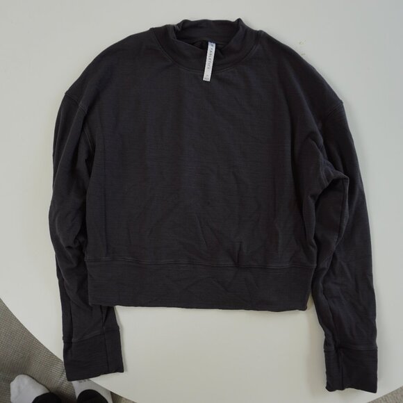 Fabletics Long Sleeve Mock Crewneck Medium - Picture 1 of 6